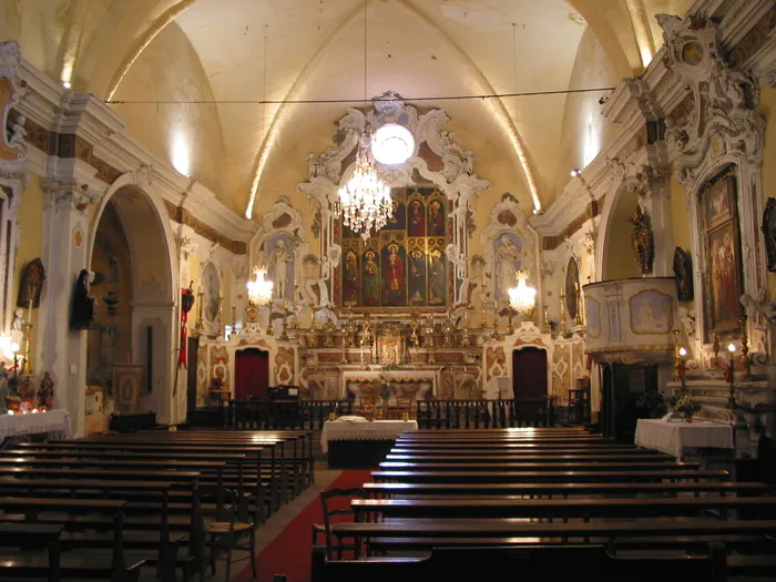 Visite audio-guidée de l'église Sainte Marguerite de Lucéram Eglise Sainte Marguerite de Lucéram Lucéram