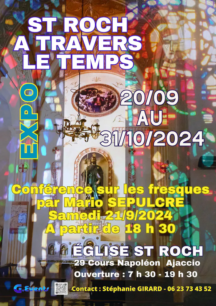 ST ROCH A TRAVERS LE TEMPS - CONFERENCE SUR LES FRESQUES Eglise St Roch