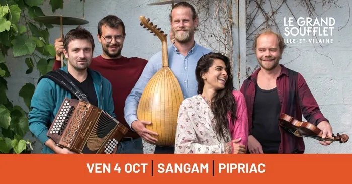 Le Grand soufflet : concert de Sangam Espace Albert-Poulain Pipriac