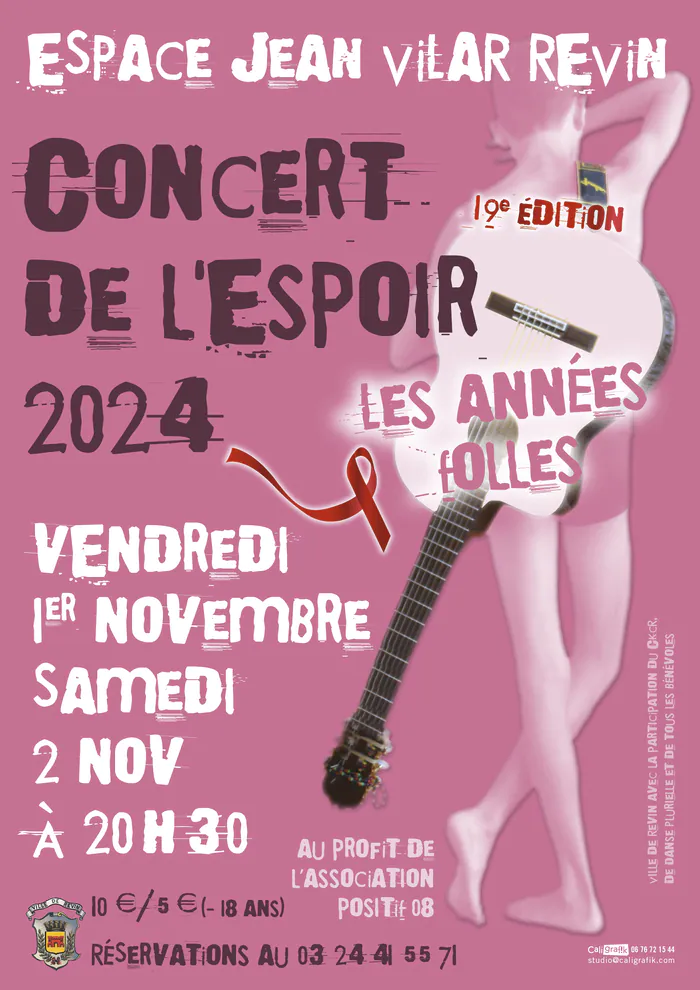 Concert de l’espoir espace jean vilar revin Revin