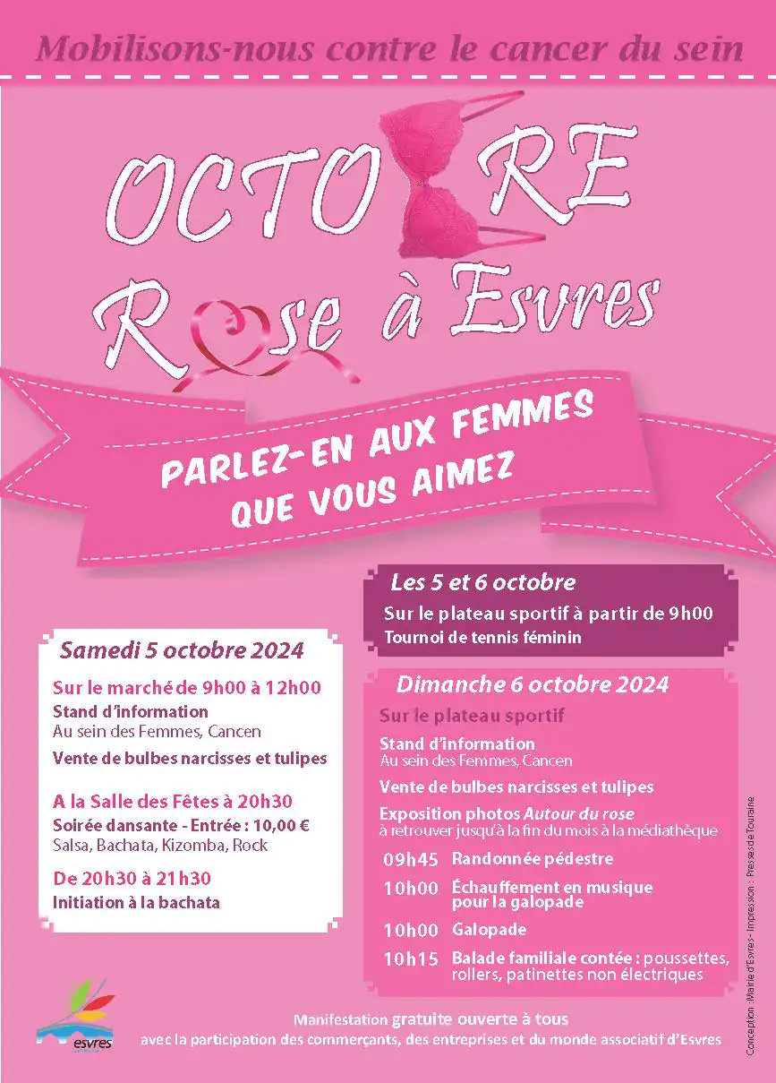 Octobre Rose à Esvres-sur-Indre