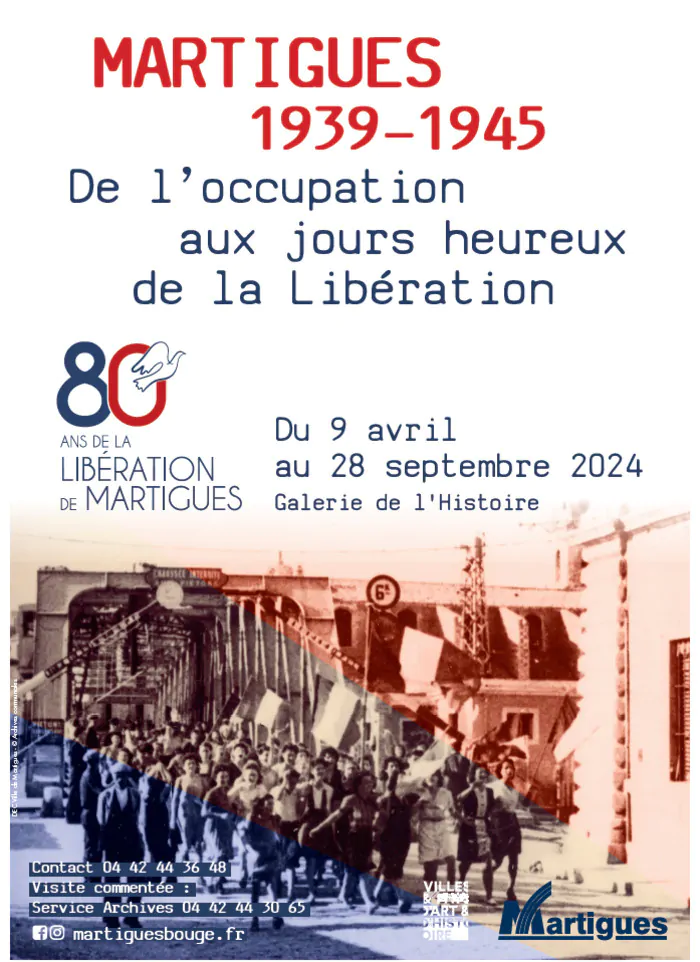 Visite commentée et jeu de piste autour de l'exposition "Martigues 1939-1945