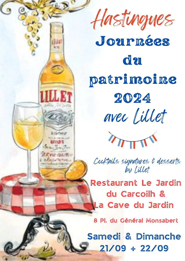 Journées européennes du patrimoine 2024 avec Lillet