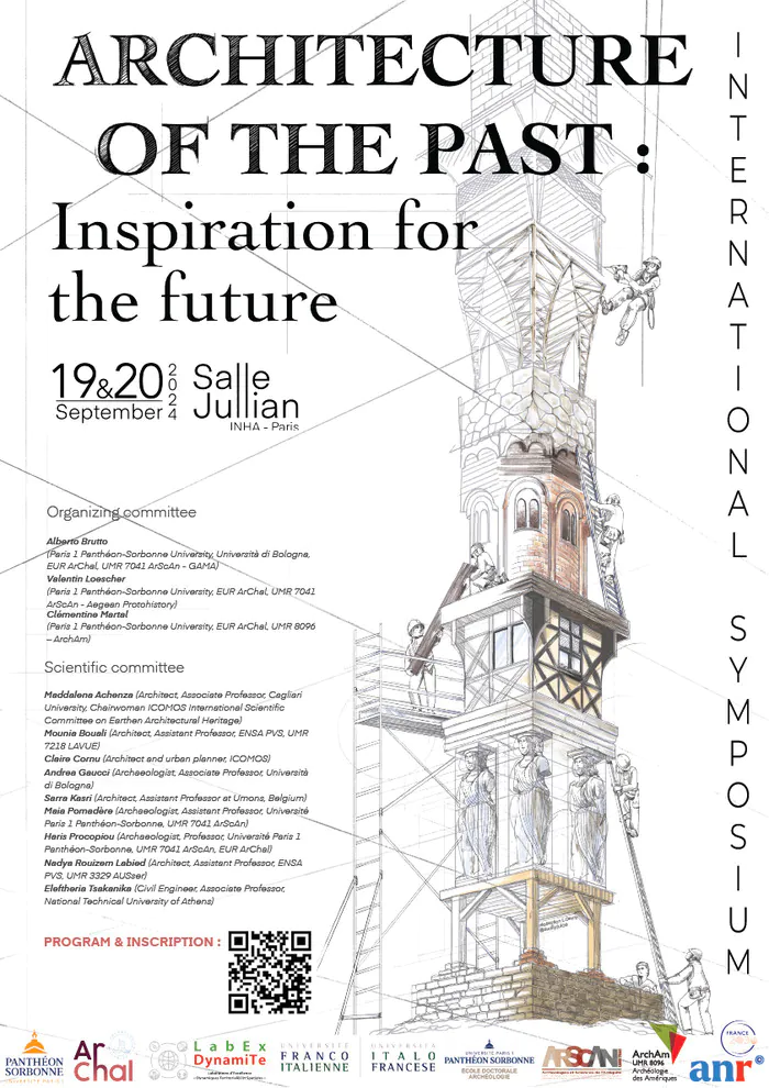 Colloque - Architecture of the Past: Inspiration for the Future Institut national d'histoire de l'art (INHA) - Galerie Colbert Paris