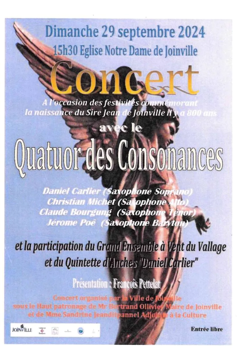 CONCERT AVEC LE QUATUOR DES CONSONNANCES