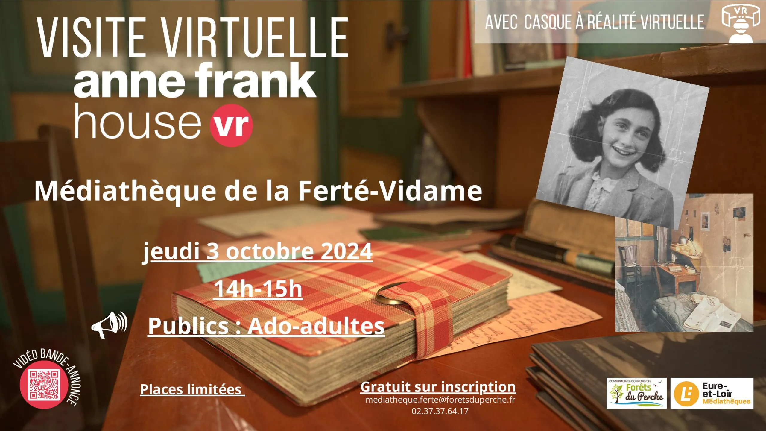 Visite virtuelle Anne Frank house