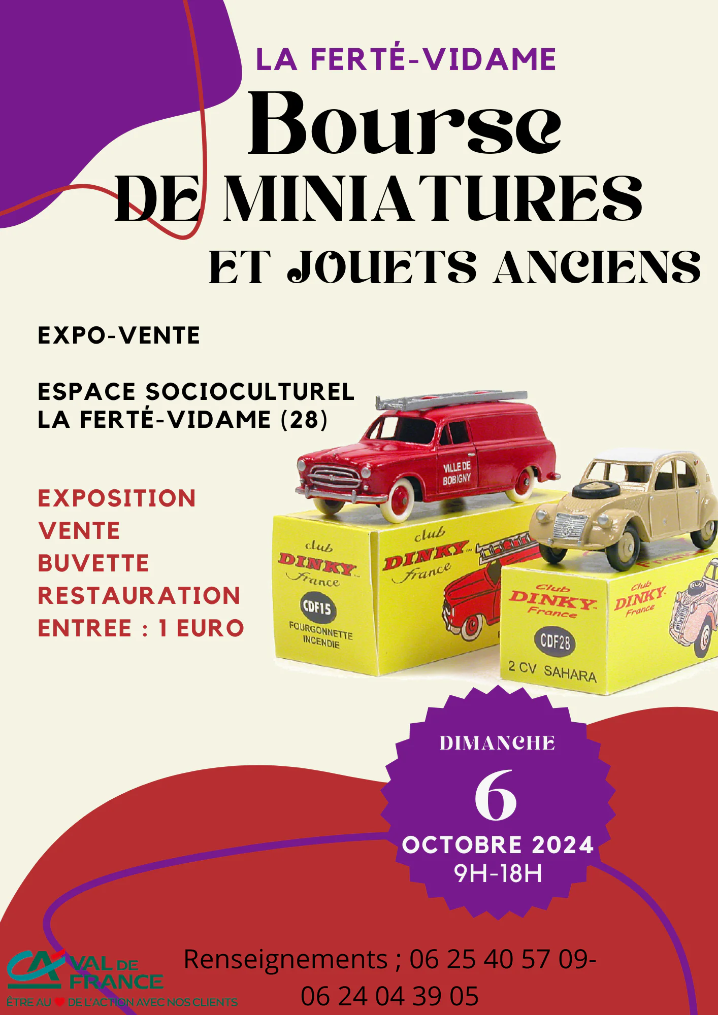 Bourse de miniatures et jouets anciens expo / vente