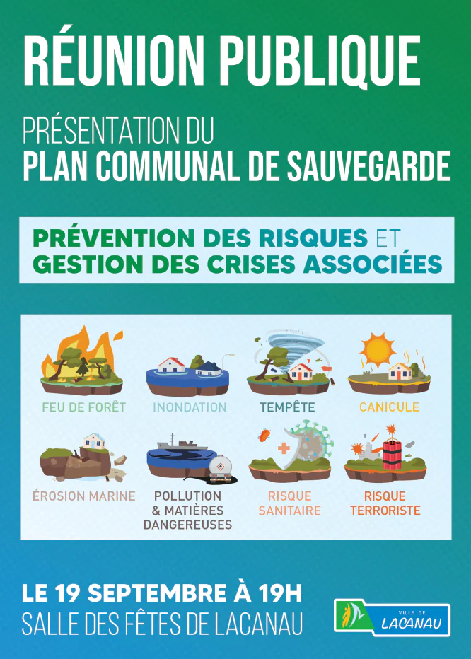 Réunion Publique Plan communal de sauvegarde