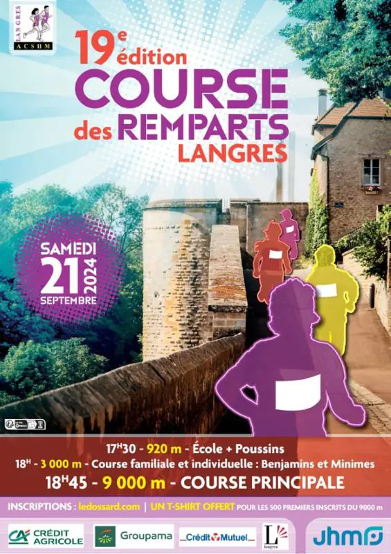 19E EDITION COURSE DES REMPARTS LANGRES