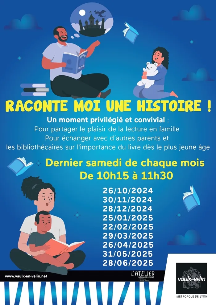 Raconte-moi une histoire L'Atelier Léonard de Vinci Vaulx-en-Velin