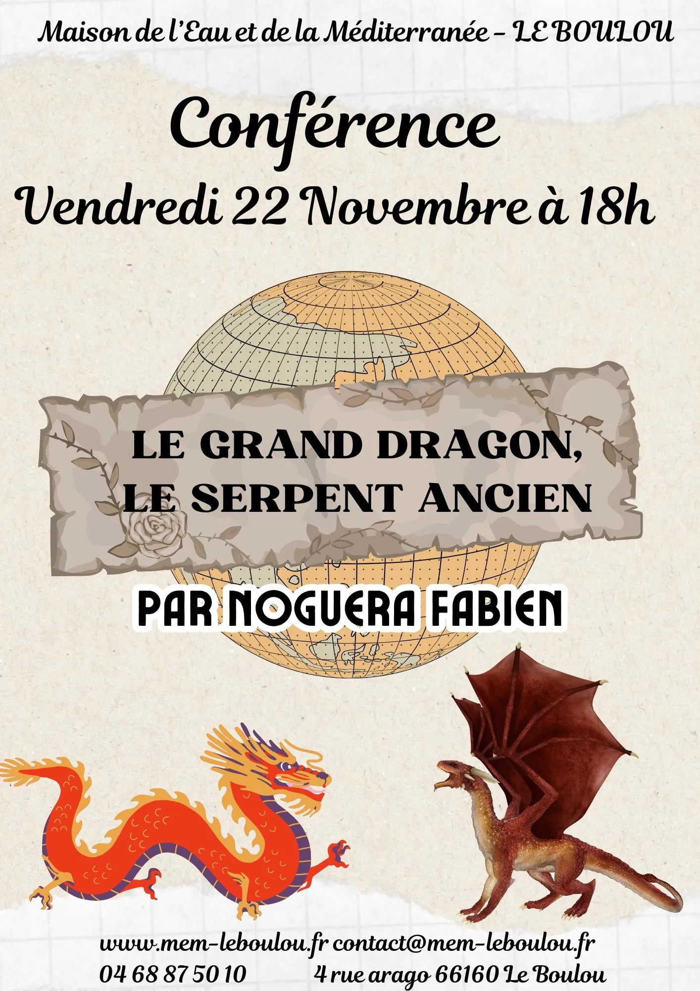 CONFÉRENCE " LE GRAND DRAGON