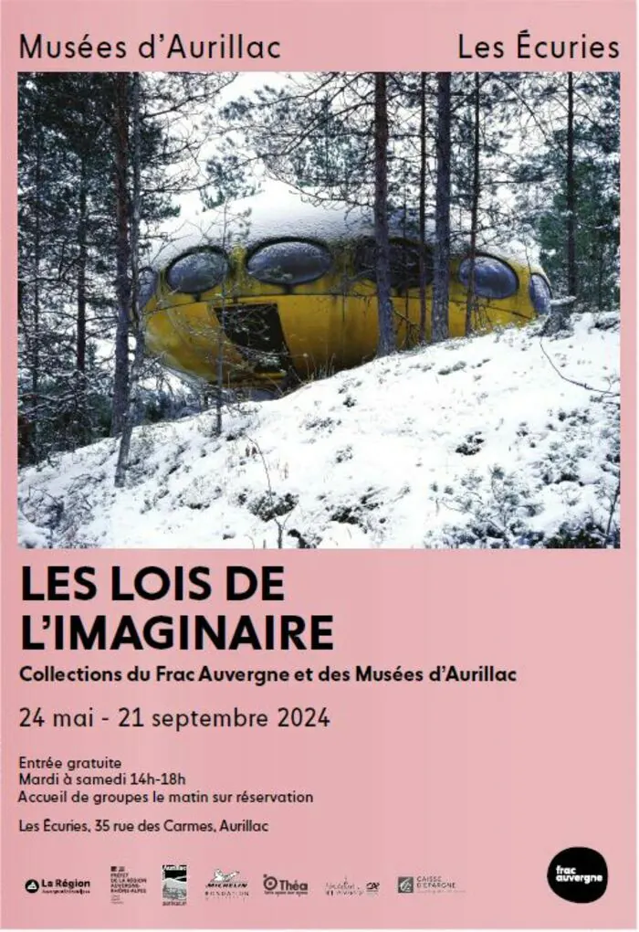 Visite/Atelier de l'exposition "Les Lois de l'imaginaire" (coll.FRAC Auvergne/Musées Aurillac) Les Ecuries (Jardin des Carmes) Aurillac