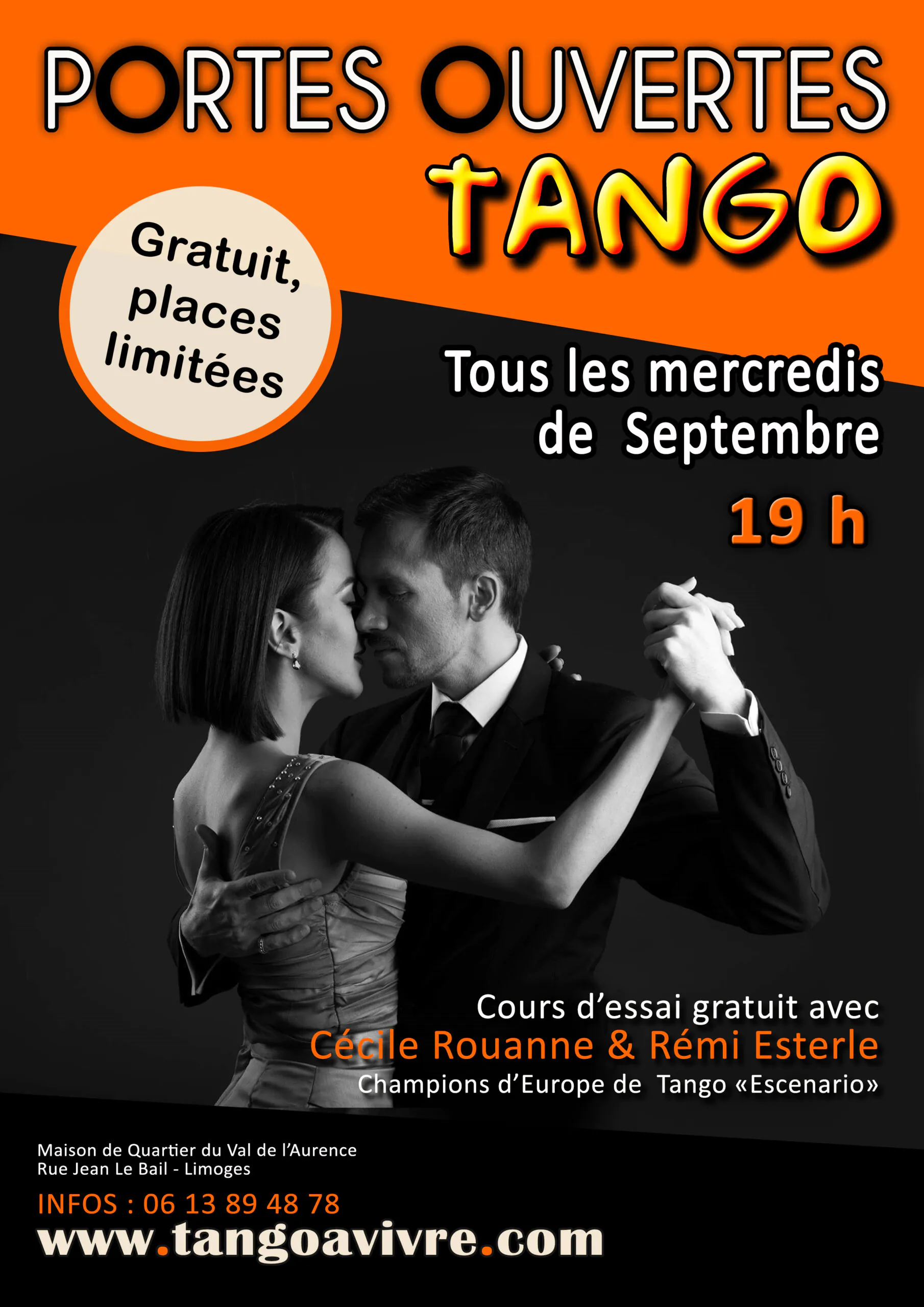 Tango à Vivre Maison de quartier du Val de l'Aurence