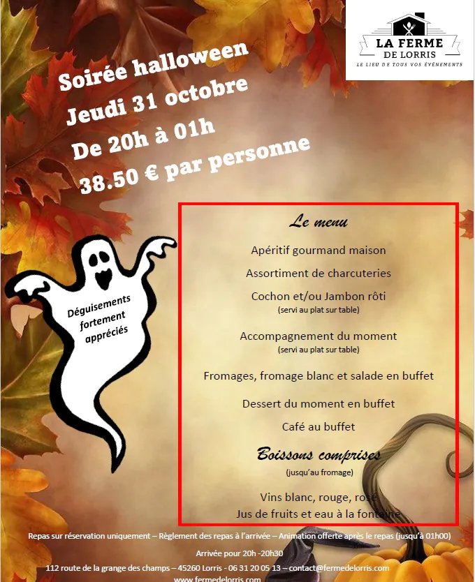 Soirée Halloween