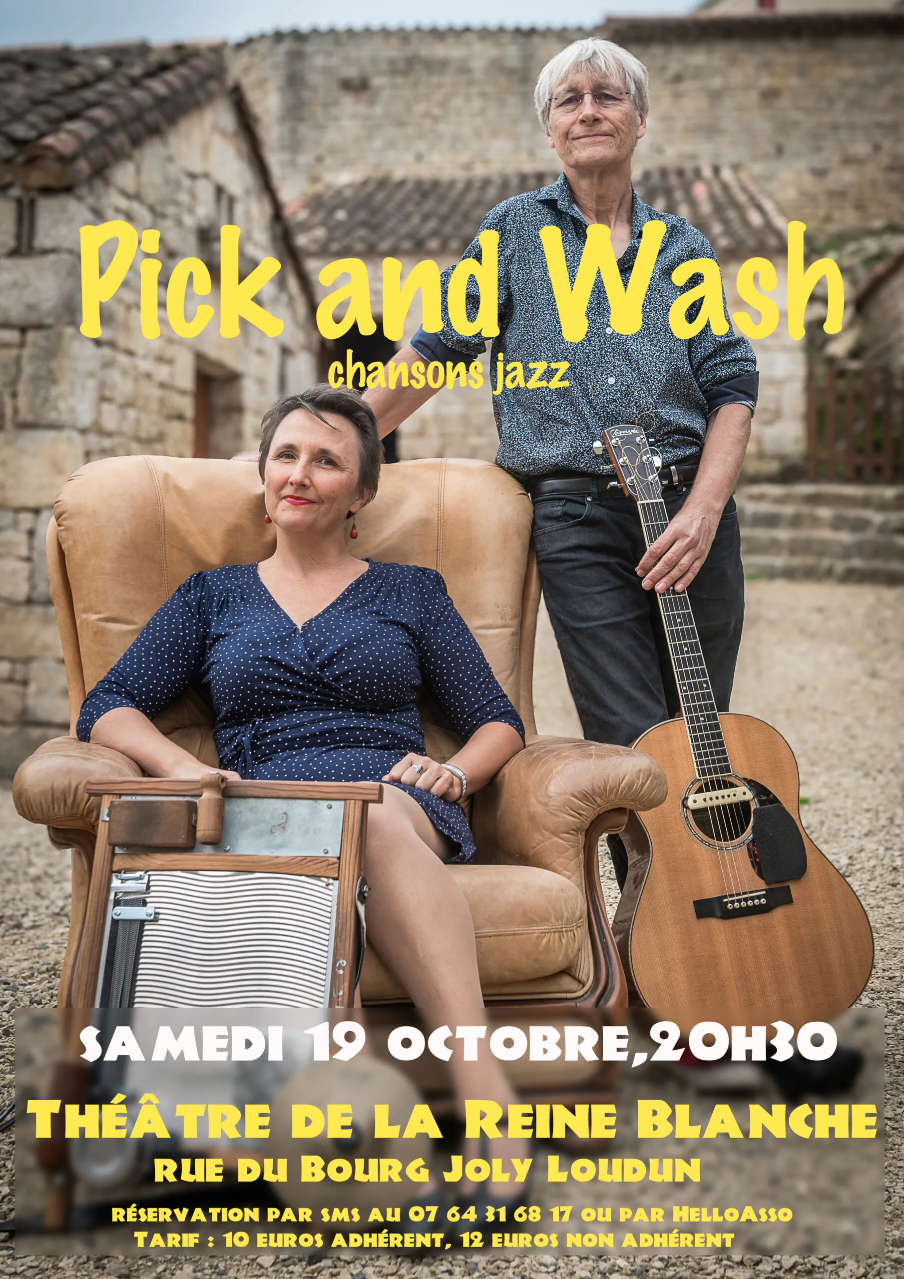 Duo "Pick and Wash" en concert