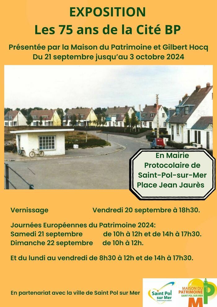 Exposition "LES 75 ANS DE LA CITÉ BP" Mairie de Saint-Pol-sur-Mer Saint-Pol-sur-Mer