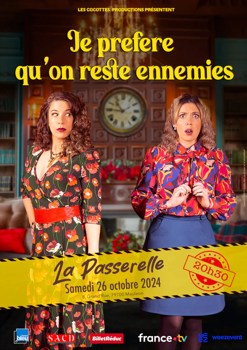 Théâtre Je préfère qu'on reste ennemies