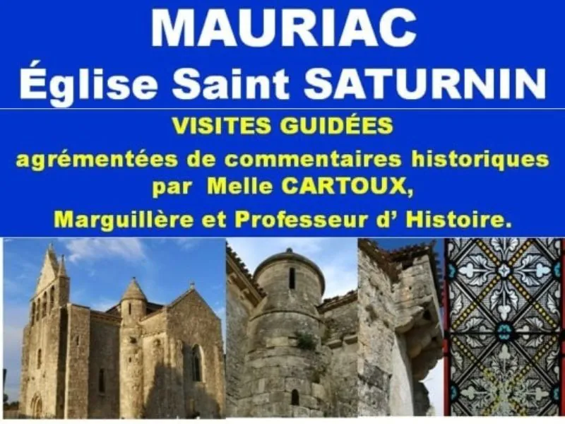 Journées européennes du patrimoine visites de l'église Saint-Saturnin de Mauriac