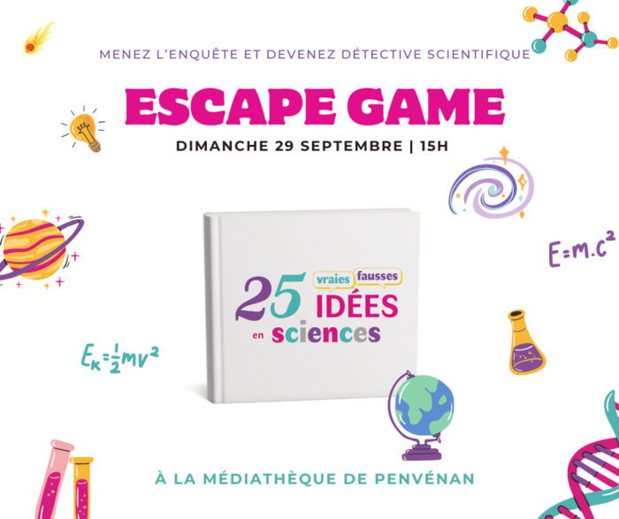 Escape Game Médiathèque Anatole Le Braz Penvénan