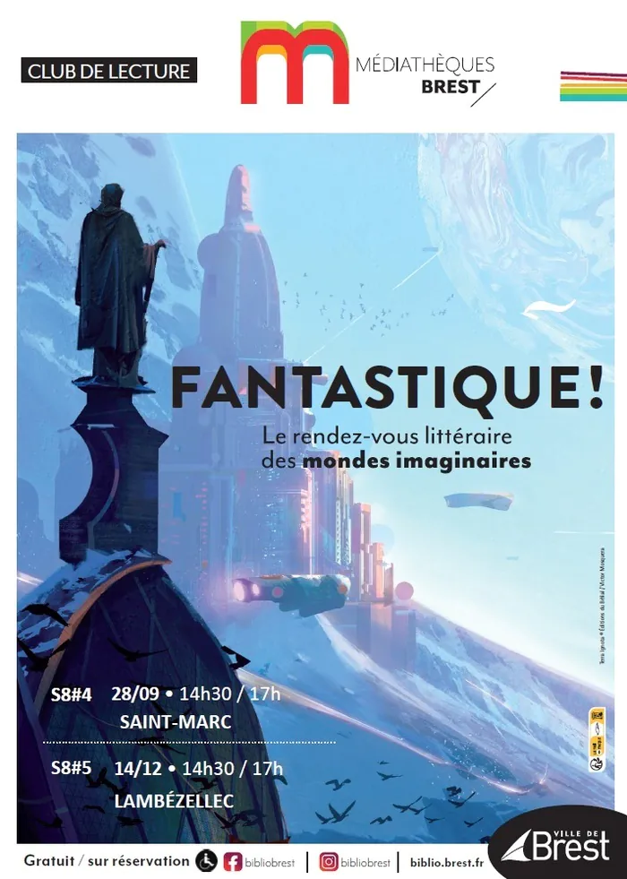 Club lecture Fantastique ! Médiathèque de Saint-Marc Brest