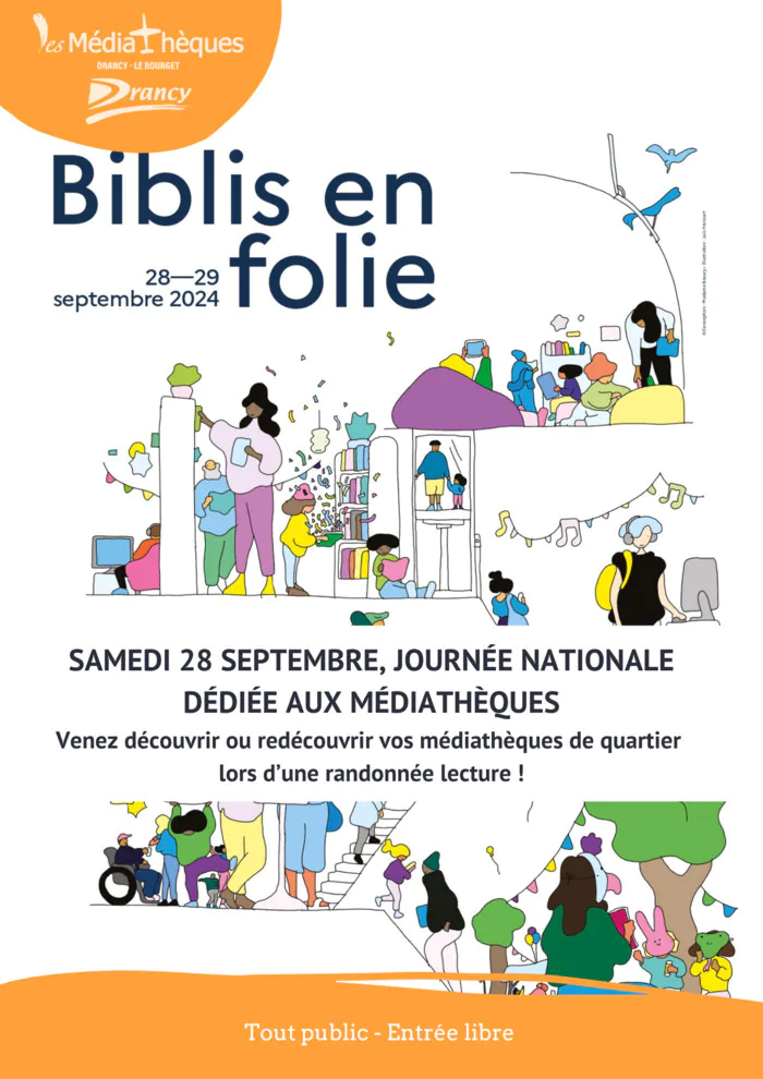 La rando des biblios ! MEDIATHEQUE GEORGES BRASSENS DRANCY + ANNEXES Drancy