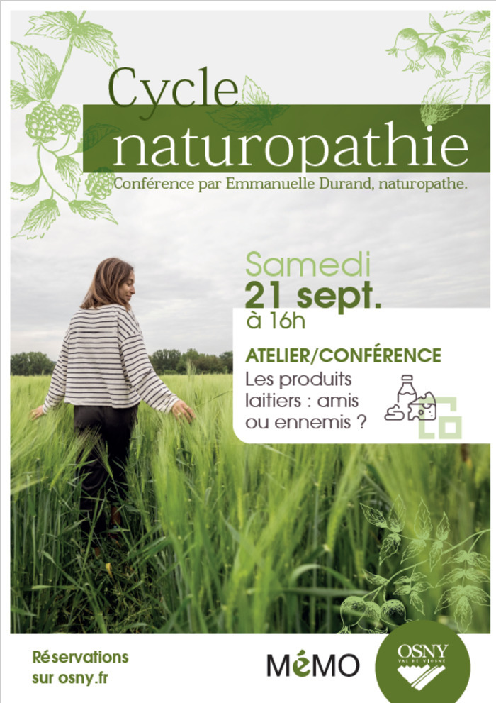 Conférence Naturopathe : Les produits laitiers