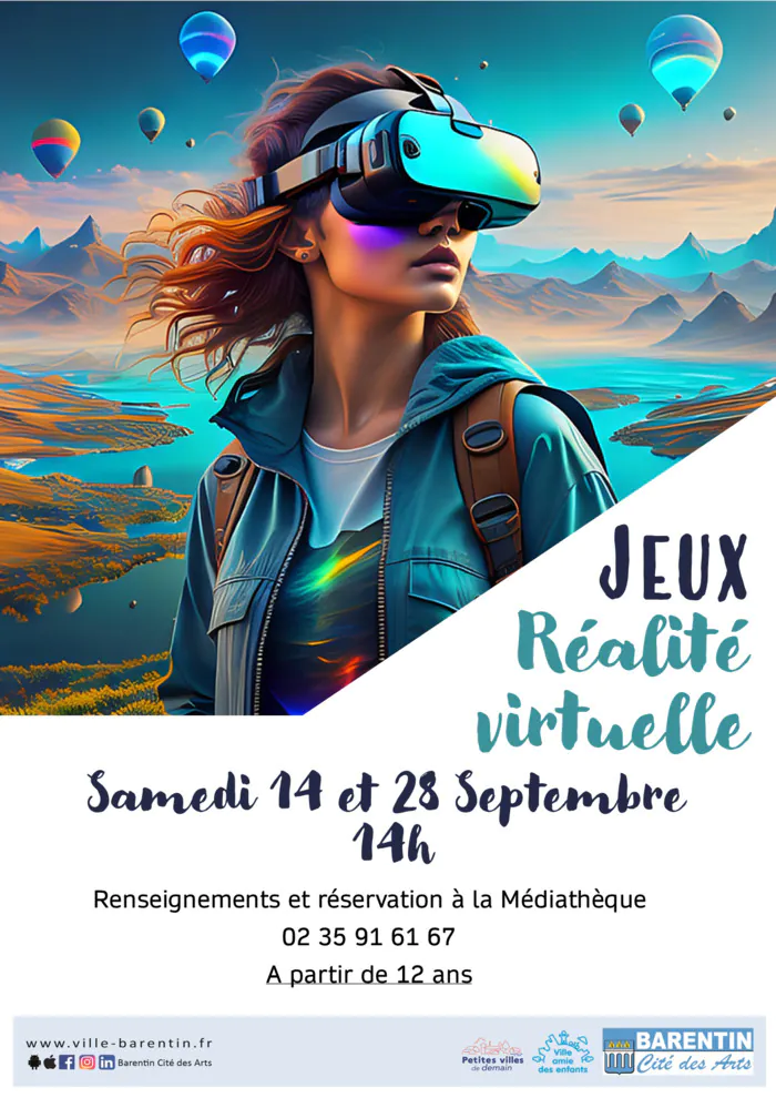 Découverte de la Réalité virtuelle Mediathèque Pierre Mendes France