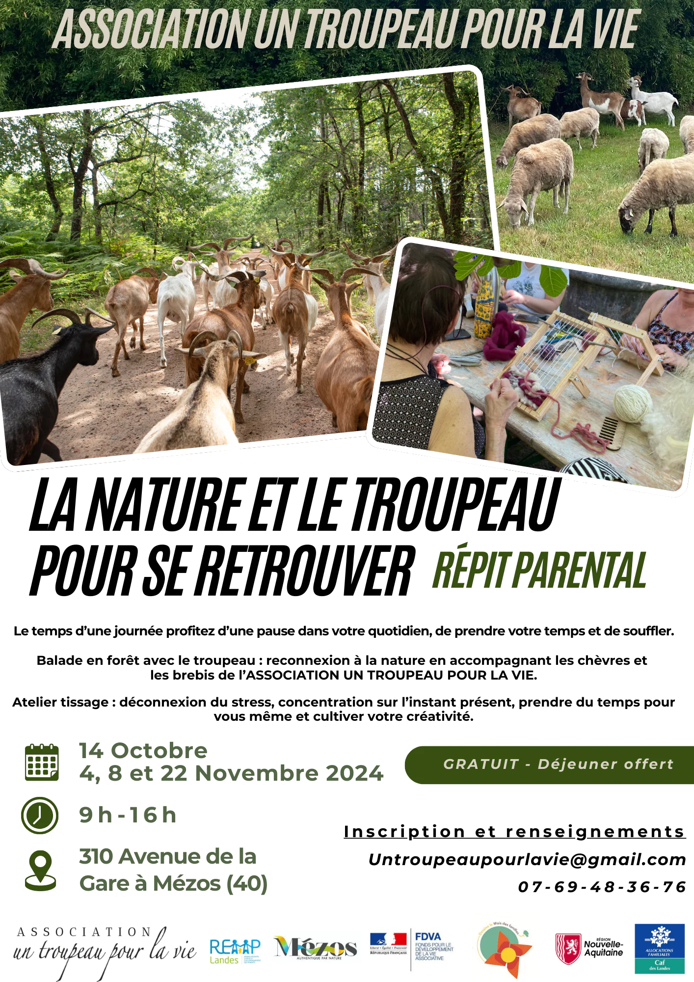 La nature et le troupeau pour se retrouver