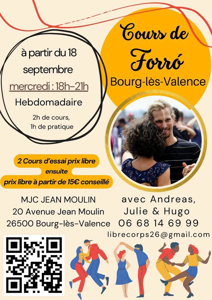 Forró à Valence Mjc Jean Moulin Bourg-lès-Valence Bourg-lès-Valence