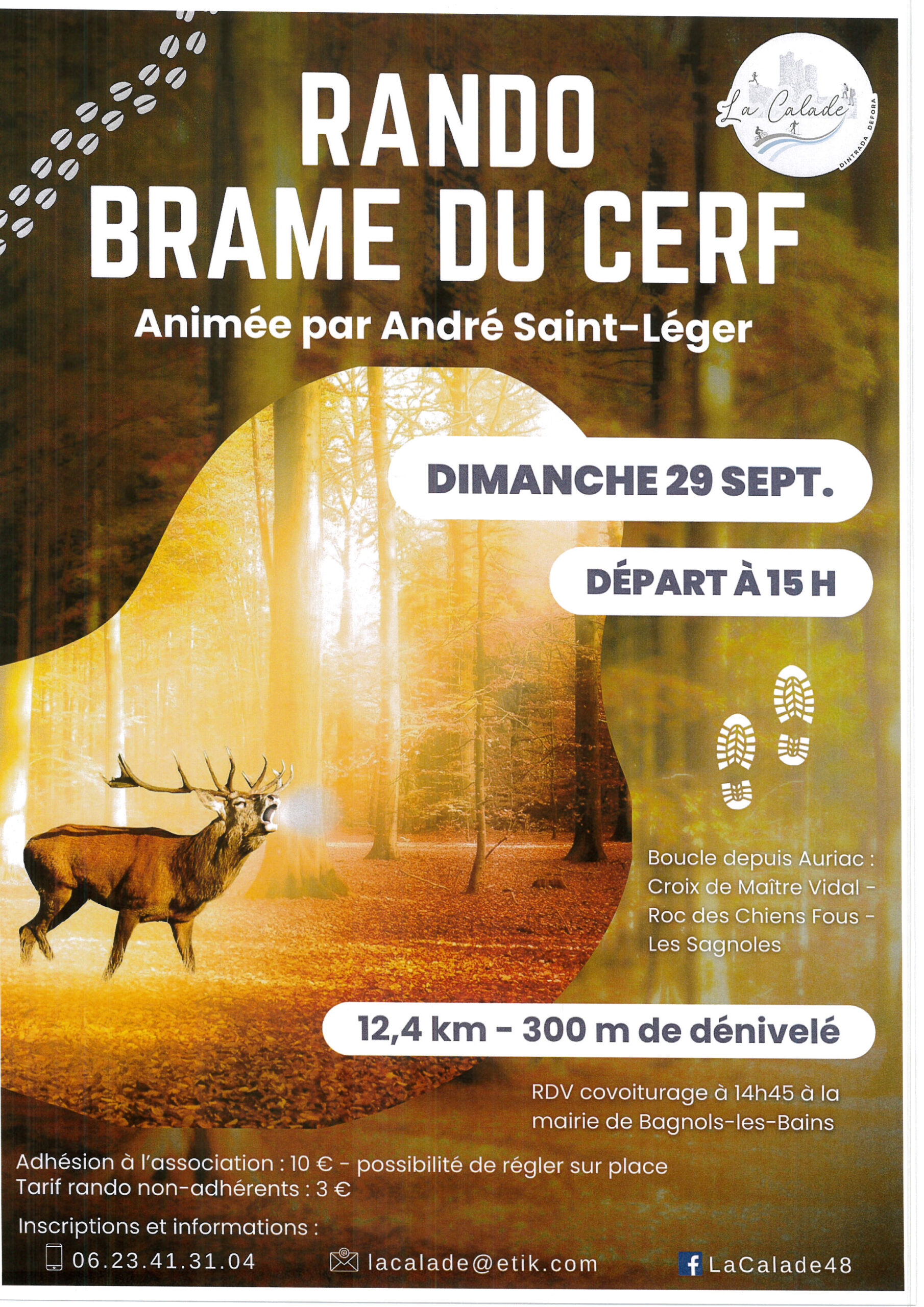 RANDO BRAME DU CERF