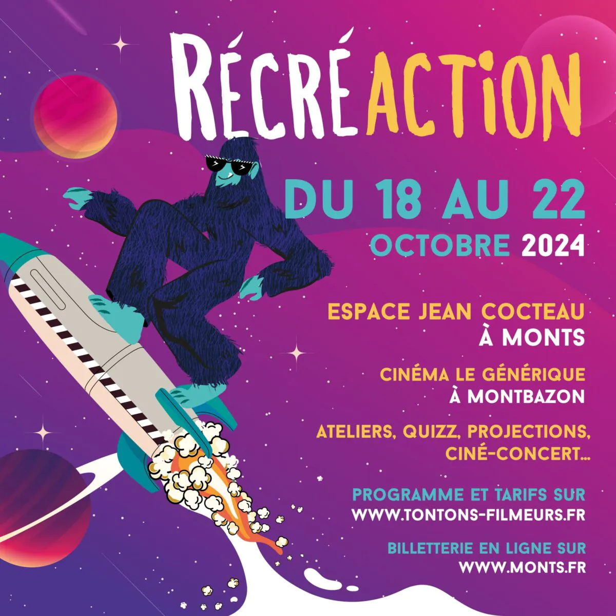 RécréAction Films en compétition & ateliers