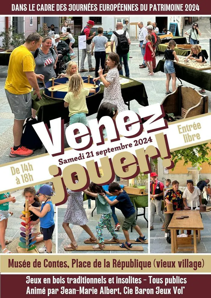 VENEZ JOUER SUR LA PLACE DE LA RÉPUBLIQUE MUSEE DE CONTES Contes