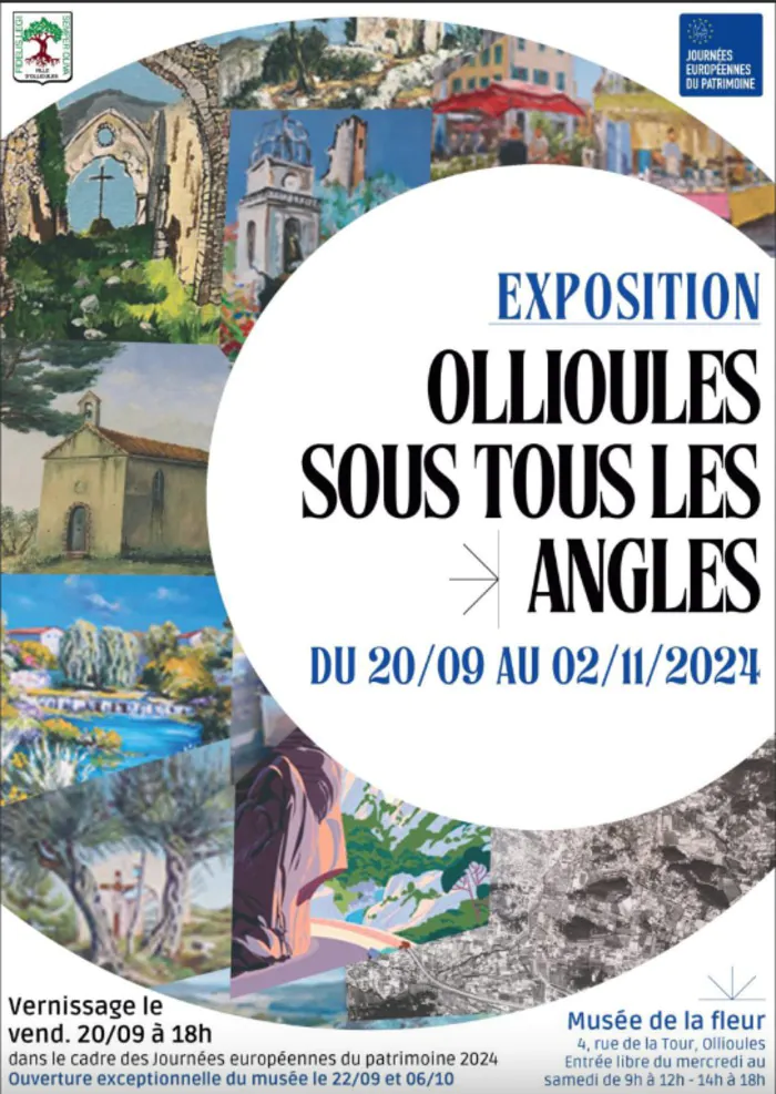 Vernissage de l’exposition “ Ollioules sous tous les angles” musée de la fleur Ollioules