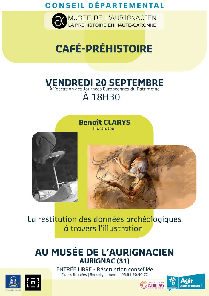 Conférence de Benoît Clarys Musée de l'Aurignacien Aurignac