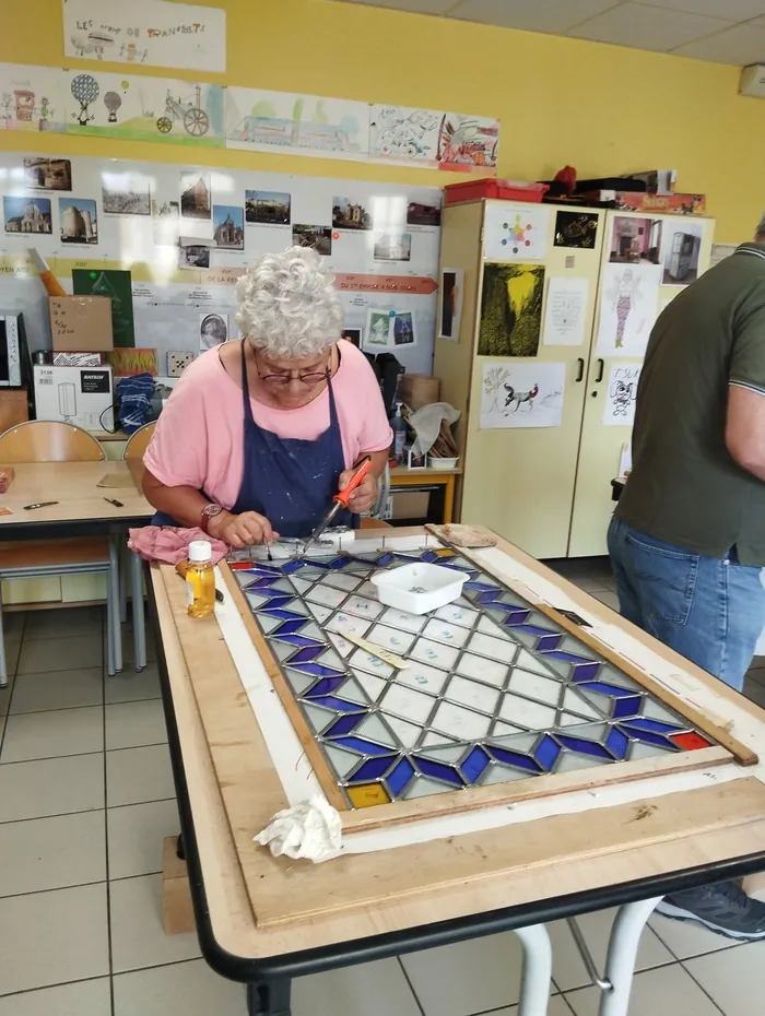 Découverte de l'atelier vitrail Musée Henri Barré Thouars