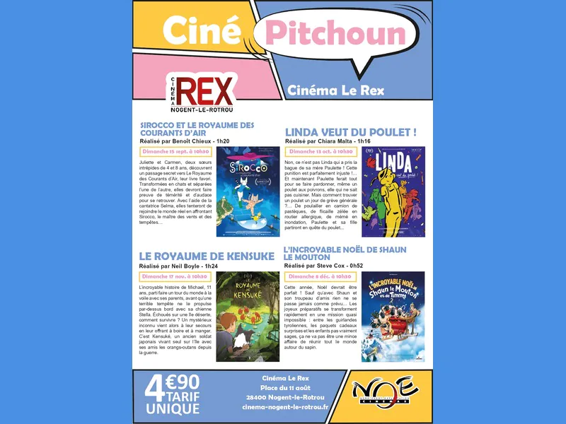 Ciné Pitchoun au cinéma Le Rex