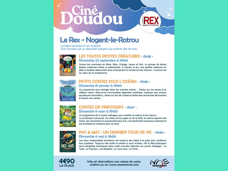 Ciné Doudou au cinéma Le Rex