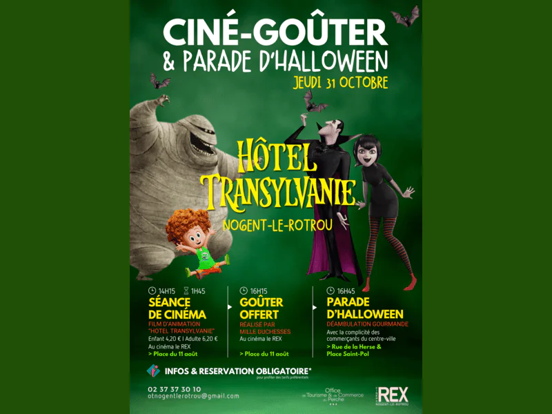 Ciné-goûter & parade d'Halloween 2024