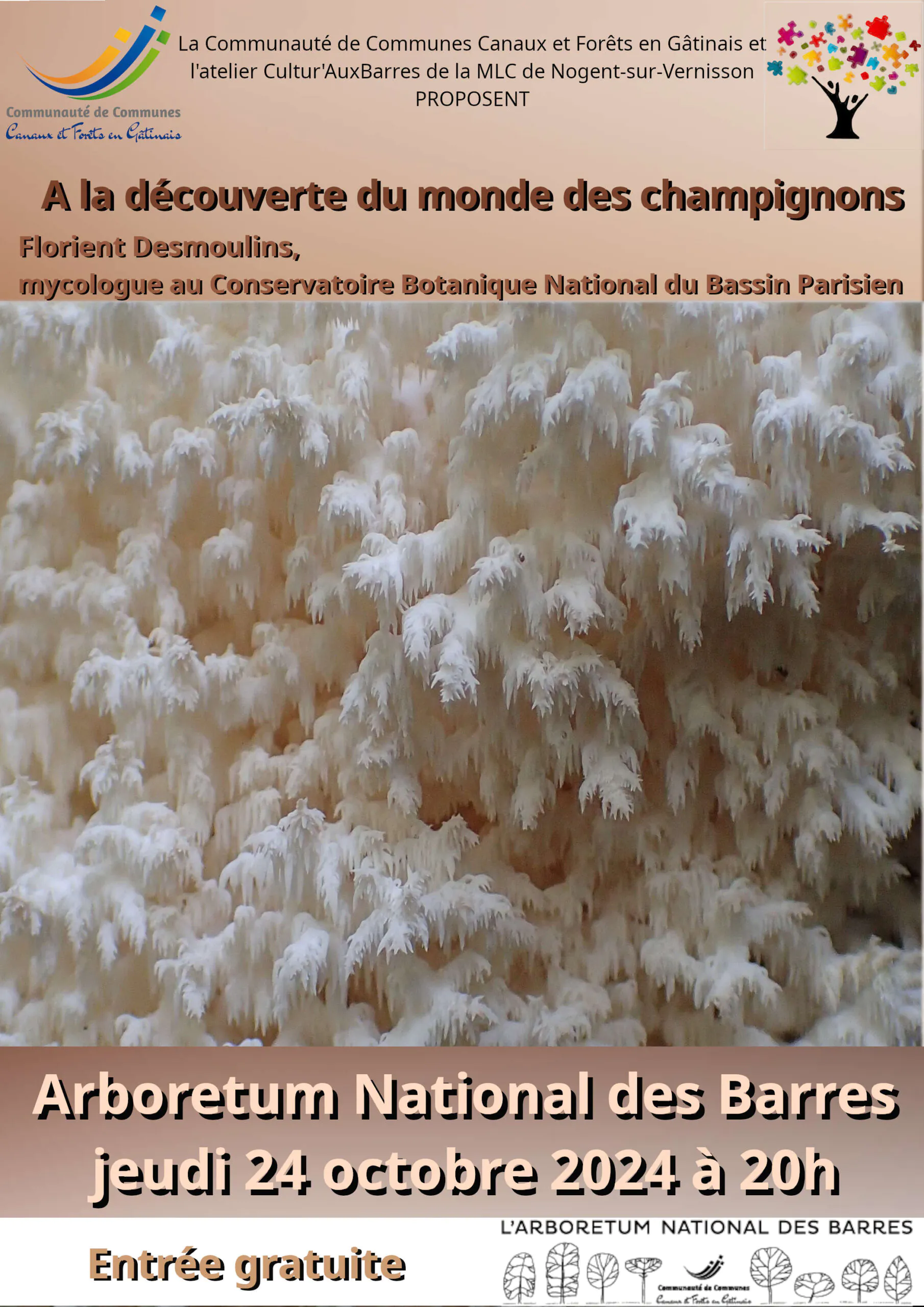 Conférence “A la découverte du monde des champignons”