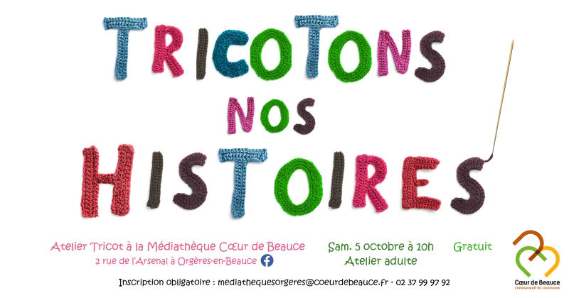 Atelier adulte Tricotons nos histoires