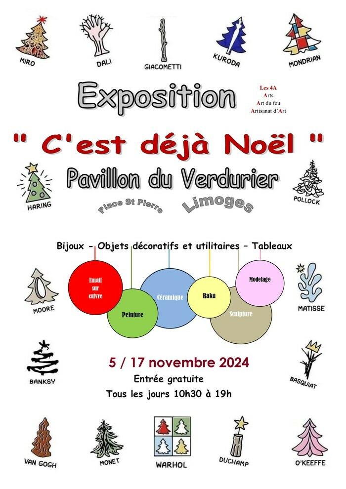 Exposition C'est déjà Noël Pavillon du Verdurier Limoges