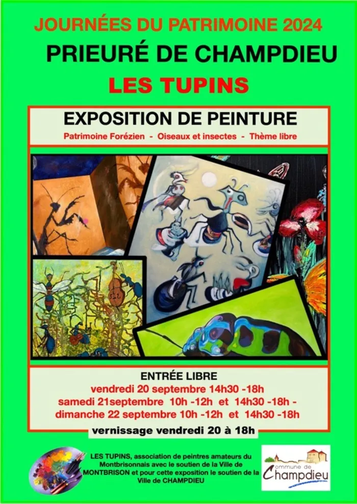 Expositions de peintures LES TUPINS ( patrimoine