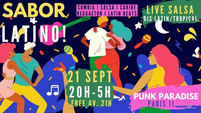 Sabor Latino ~ Soirée latin vibes live et clubbing cumbia