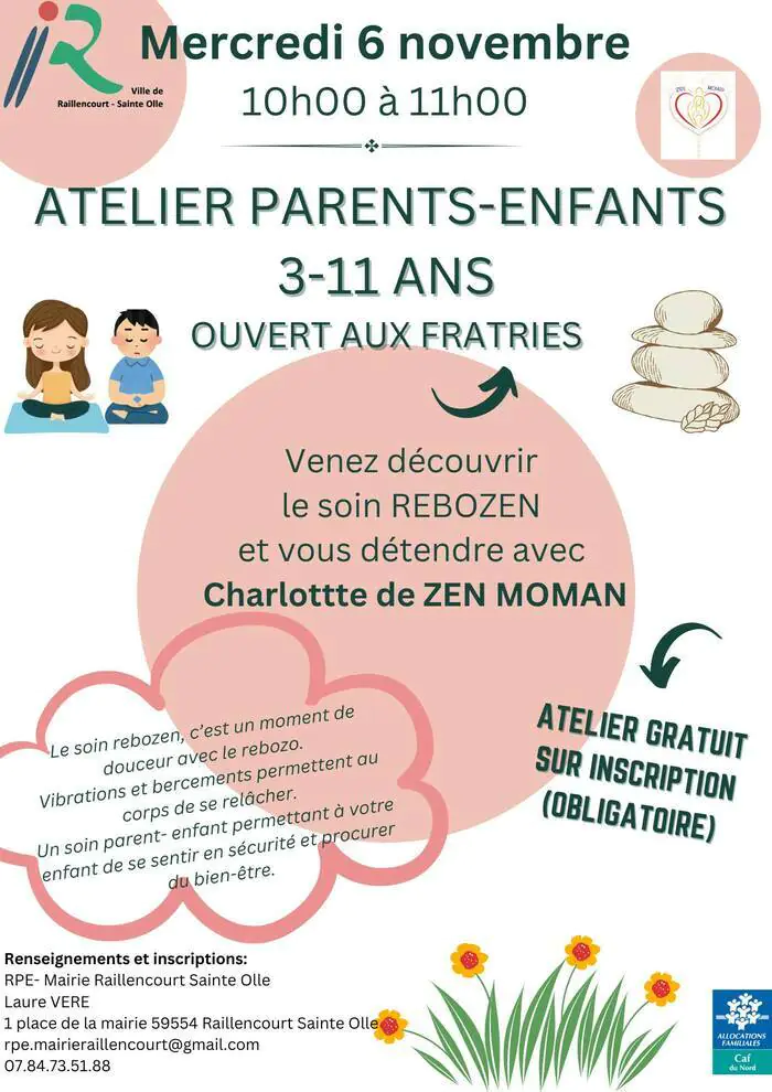 Atelier parents-enfants - Raillencourt Sainte Olle  ‍ ‍ ‍ Raillencourt-Sainte-Olle Raillencourt-Sainte-Olle