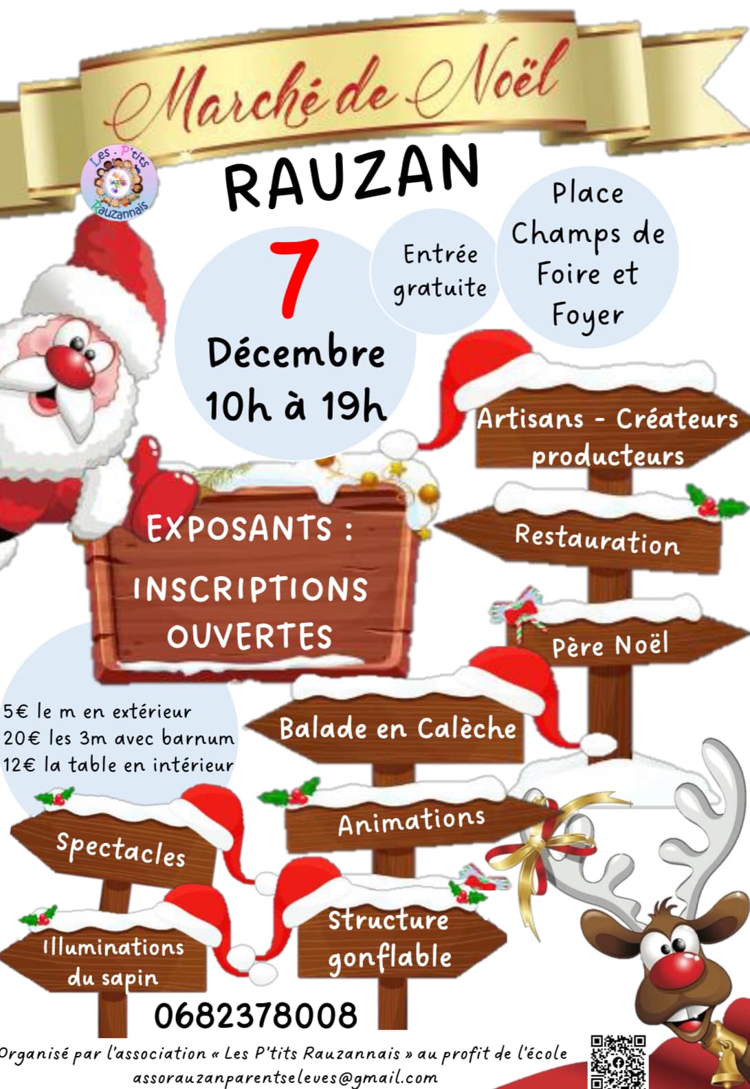 Marché de Noël à Rauzan