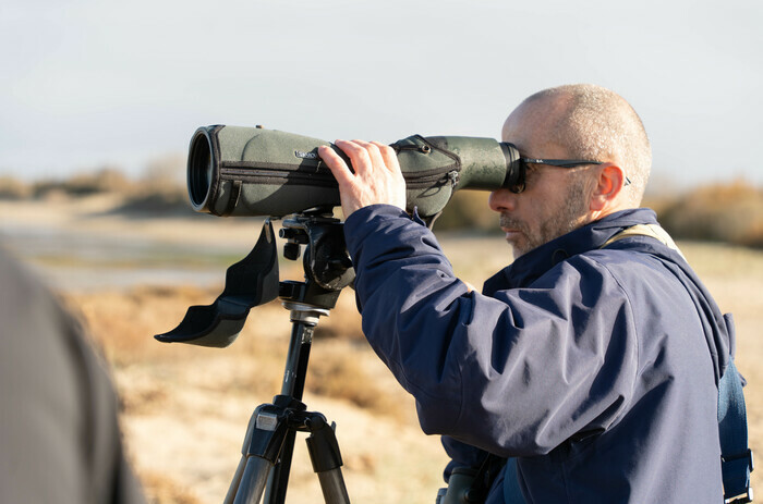 Accueil naturaliste sur le sentier du littoral