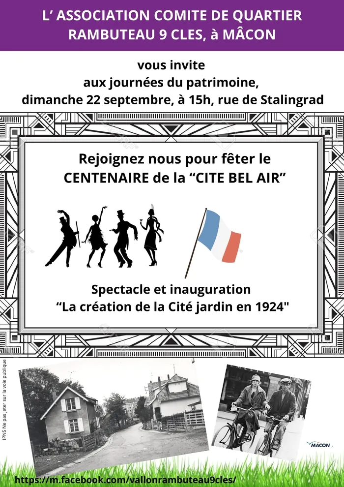 Spectacle et inauguration « 100 ans de la cité Bel Air » à Mâcon Rue de Stalingrad Mâcon Mâcon