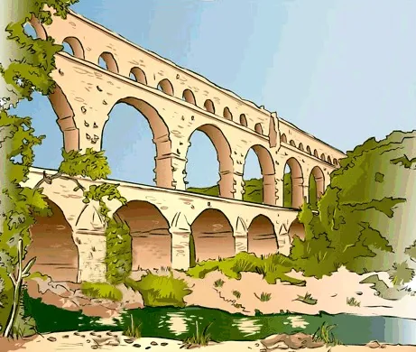 Journées Européennes du Patrimoine visite de l'aqueduc de Vers