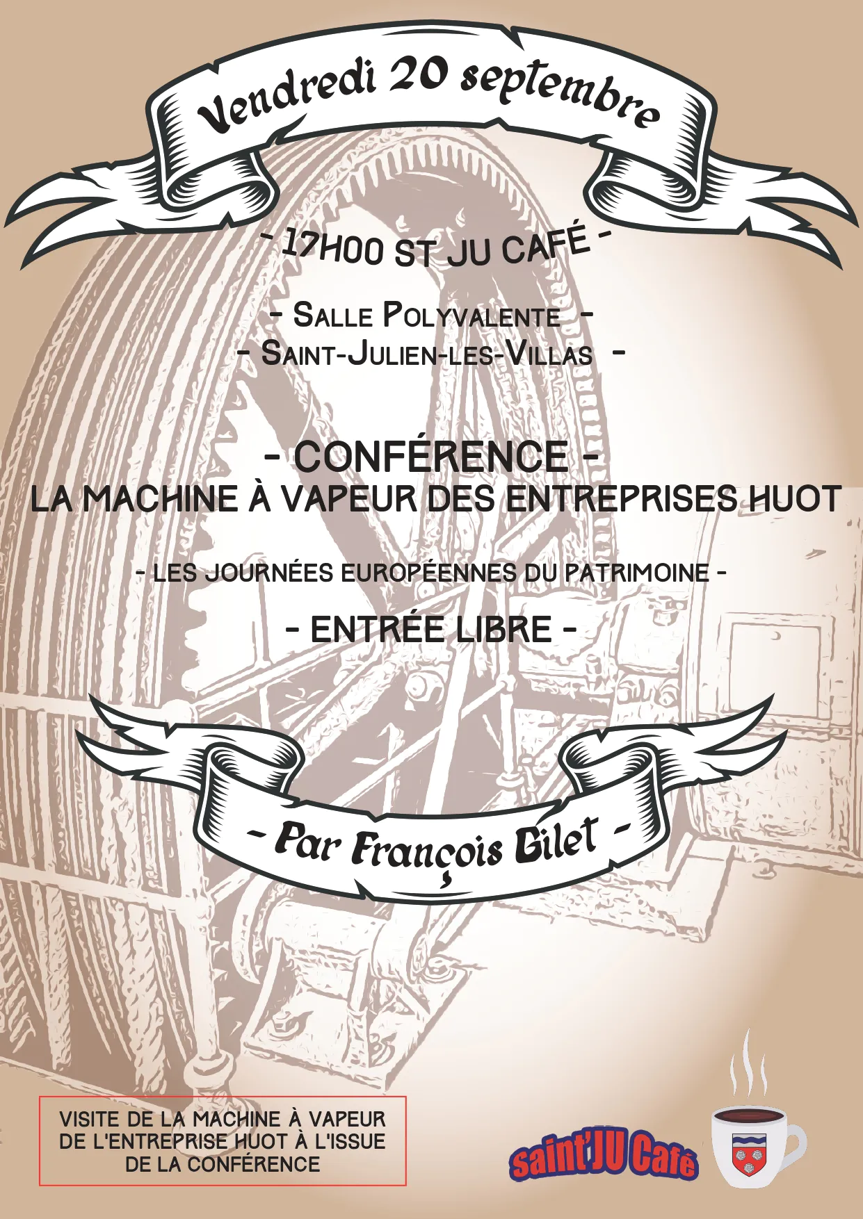 Conférence "La Machine à Vapeur des entreprises Huot"