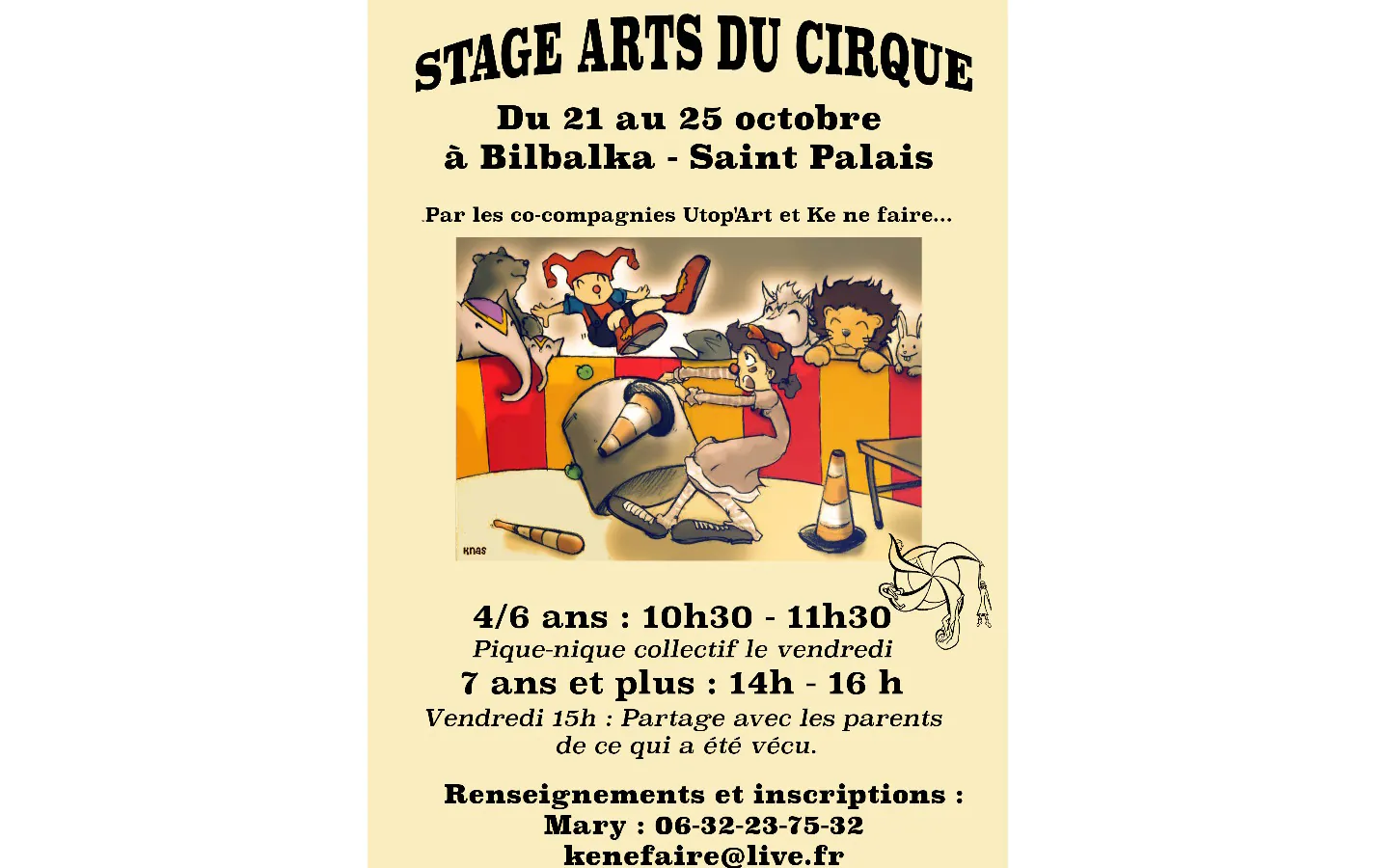 Stage Arts du Cirque